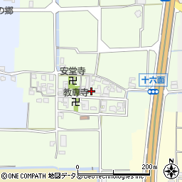 奈良県磯城郡田原本町十六面237周辺の地図