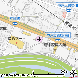 広島県府中市中須町117周辺の地図