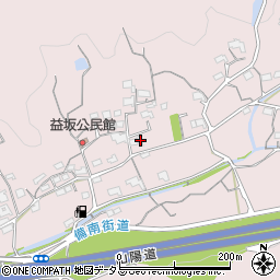 岡山県浅口市鴨方町益坂454周辺の地図