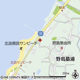 兵庫県淡路市野島蟇浦158周辺の地図