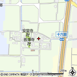 奈良県磯城郡田原本町十六面235周辺の地図