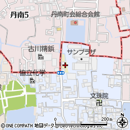大阪府堺市美原区丹南周辺の地図
