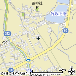 岡山県浅口市金光町下竹1372周辺の地図