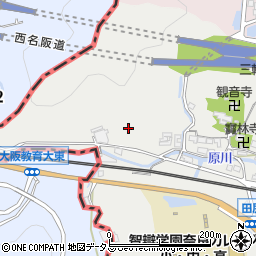 奈良県香芝市田尻周辺の地図