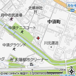 広島県府中市中須町796周辺の地図