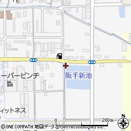 奈良県磯城郡田原本町阪手1043-2周辺の地図