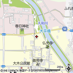 奈良県磯城郡田原本町大木392周辺の地図