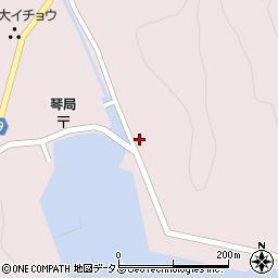 長崎県対馬市上対馬町琴1248周辺の地図