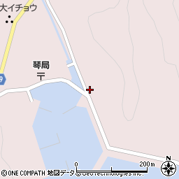 長崎県対馬市上対馬町琴1248周辺の地図