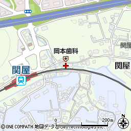 奈良県香芝市関屋950周辺の地図