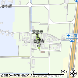 奈良県磯城郡田原本町十六面242周辺の地図