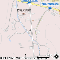 広島県福山市神辺町下竹田20周辺の地図