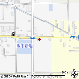 奈良県磯城郡田原本町阪手981周辺の地図