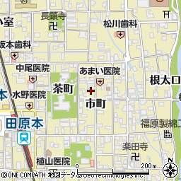 奈良県磯城郡田原本町604-1周辺の地図