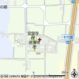 奈良県磯城郡田原本町十六面238周辺の地図