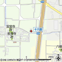 奈良県磯城郡田原本町十六面219周辺の地図