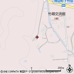 広島県福山市神辺町下竹田1186周辺の地図