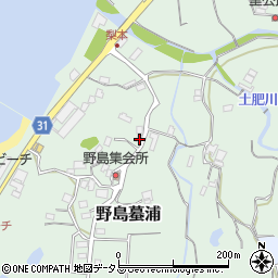 兵庫県淡路市野島蟇浦127-1周辺の地図