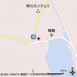長崎県対馬市上対馬町琴716周辺の地図