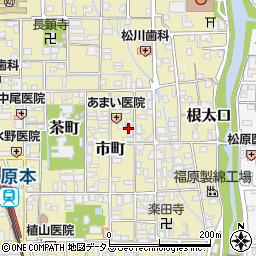 田原本市町郵便局 ＡＴＭ周辺の地図