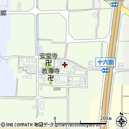 奈良県磯城郡田原本町十六面236周辺の地図