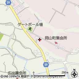 三重県松阪市岡山町99周辺の地図