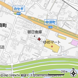 広島県府中市中須町330周辺の地図