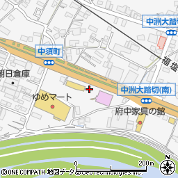 広島県府中市中須町112周辺の地図