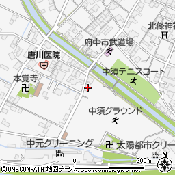 広島県府中市中須町1456周辺の地図