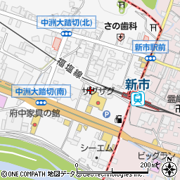 広島県府中市中須町45周辺の地図