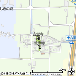 奈良県磯城郡田原本町十六面241周辺の地図