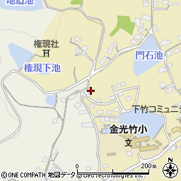 岡山県浅口市金光町下竹291周辺の地図