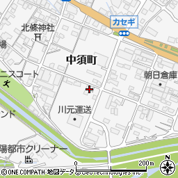 広島県府中市中須町756周辺の地図