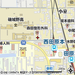 奈良県磯城郡田原本町251周辺の地図