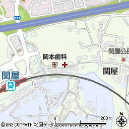 奈良県香芝市関屋554周辺の地図