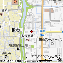 奈良県磯城郡田原本町阪手536-1周辺の地図