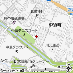 広島県府中市中須町794周辺の地図
