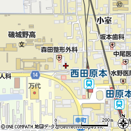 奈良県磯城郡田原本町249周辺の地図