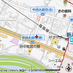 広島県府中市中須町81周辺の地図