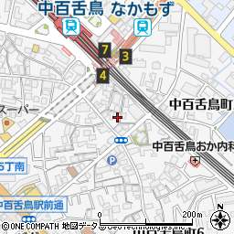大阪府堺市北区中百舌鳥町周辺の地図