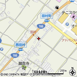 三重県松阪市田村町382周辺の地図
