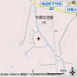 広島県福山市神辺町下竹田1170周辺の地図