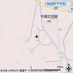広島県福山市神辺町下竹田1180-2周辺の地図