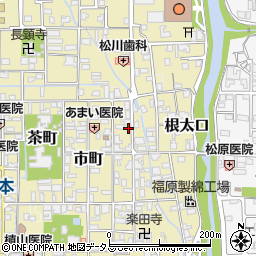 奈良県磯城郡田原本町511-3周辺の地図