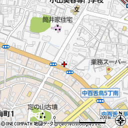 大阪府堺市北区中百舌鳥町4丁614-1周辺の地図