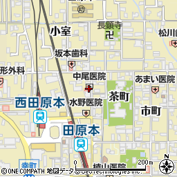 中尾医院周辺の地図