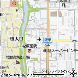奈良県磯城郡田原本町阪手524-5周辺の地図