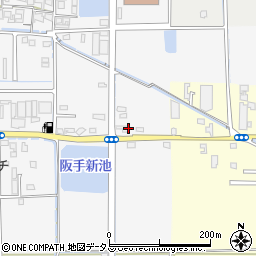 奈良県磯城郡田原本町阪手455周辺の地図