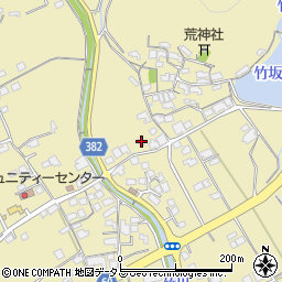 岡山県浅口市金光町下竹1461周辺の地図