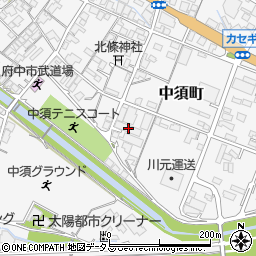 広島県府中市中須町793周辺の地図